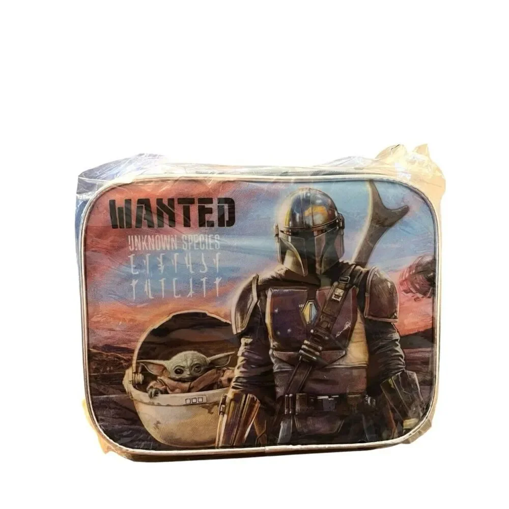Star Wars Mandalorian Grogu Insulated Lunch Bag Box Cooler Bioworld Baby Yoda
